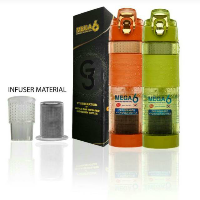 Jual MEGA 6 generasi 3 botol air terapi kesehatan anti DIABETES ...