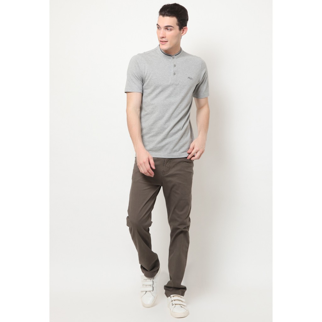 Jual Kaos Lengan Pendek Pria MGee 3451C Original Alfa 001 Light Grey ...