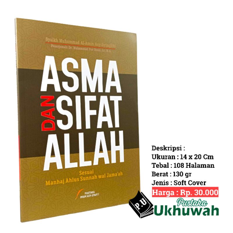 Jual Buku Asma Dan Sifat Allah Sesuai Manhaj Ahlus Sunnah Wal Jama'ah ...