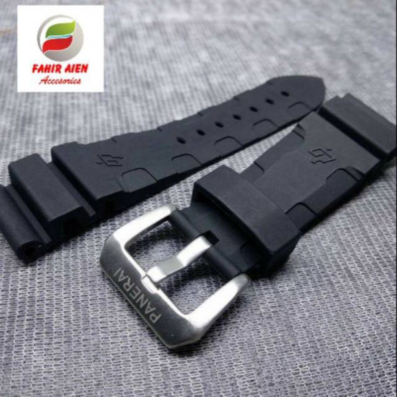 STRAP TALI JAM TANGAN PANERAI LUMINOR 24MM 24 MM RUBBER STRAP