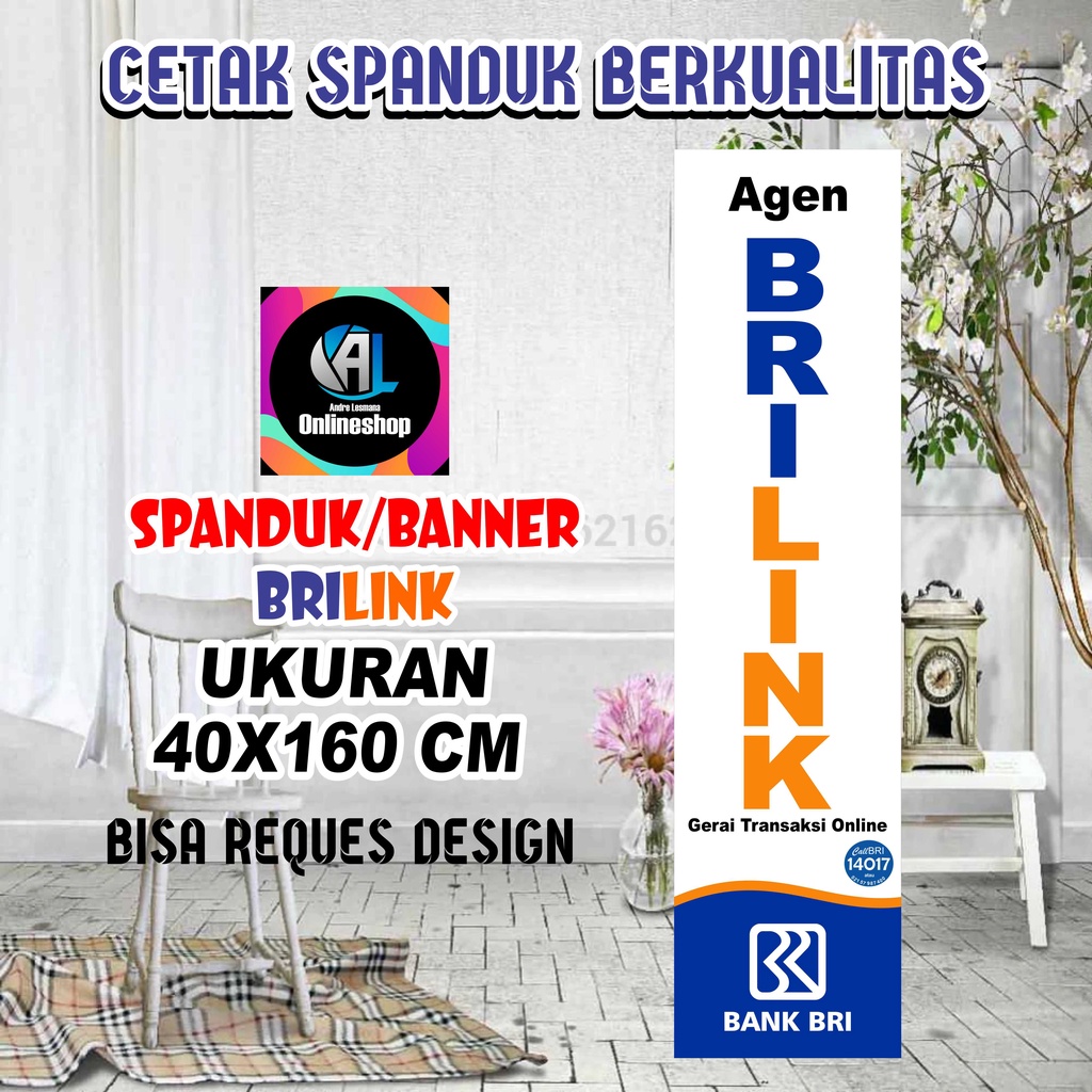 Jual Spanduk, Banner BRILink Plang | Shopee Indonesia