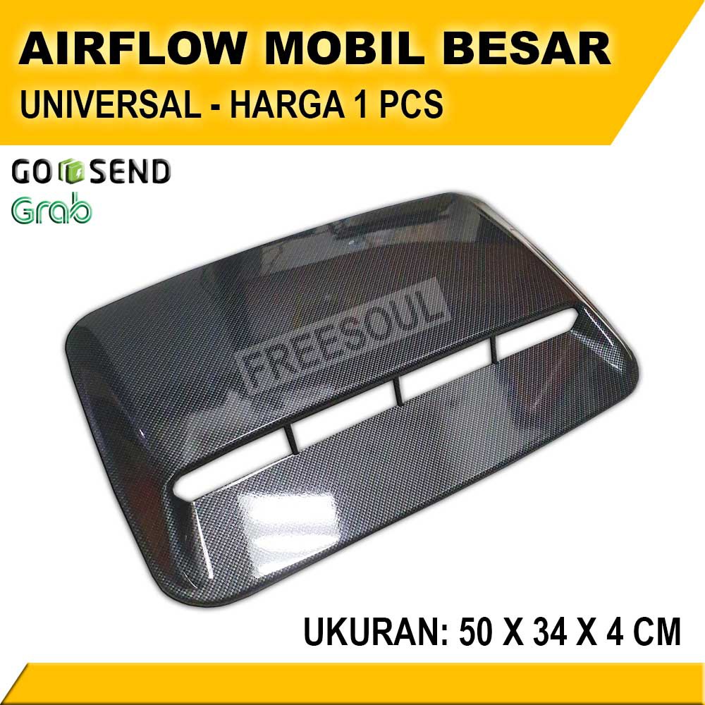 Jual Airflow Kap Mesin Model Fortuner Besar Air Scoop Variasi