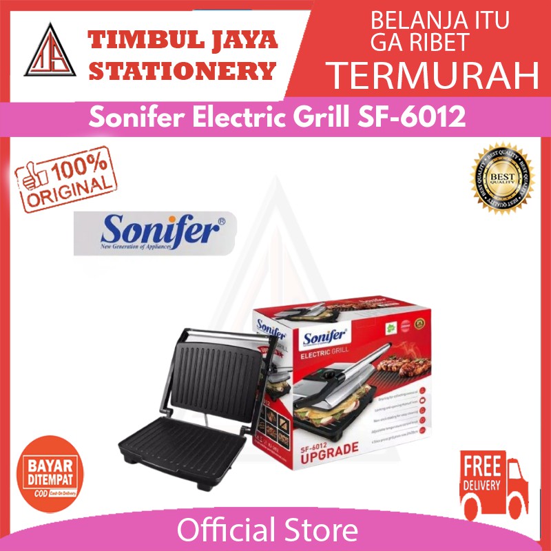 Jual Sonifer Electric Grill Alat Panggang Elektrik Bbq Mesin Pemanggang