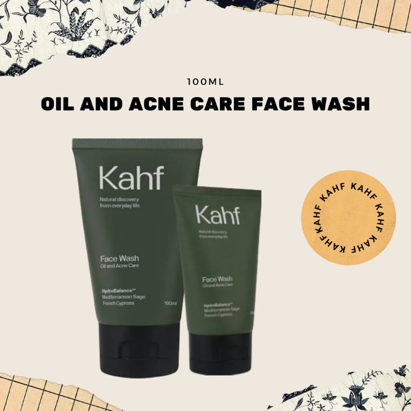 Jual Kahf Oil and Acne Care Face Wash 100 ml Shopee Indonesia