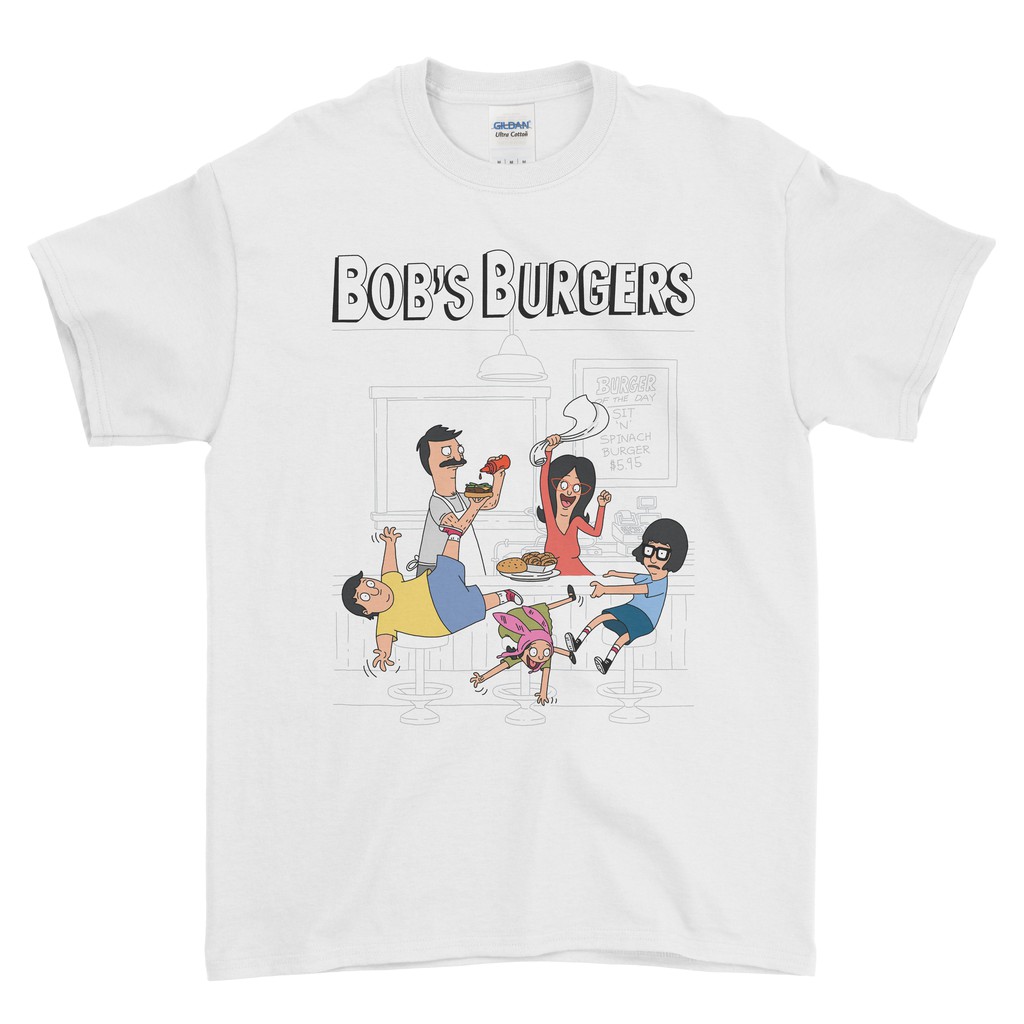 Jual Kaos Bob's Burgers #03 Movie T-shirt | Shopee Indonesia