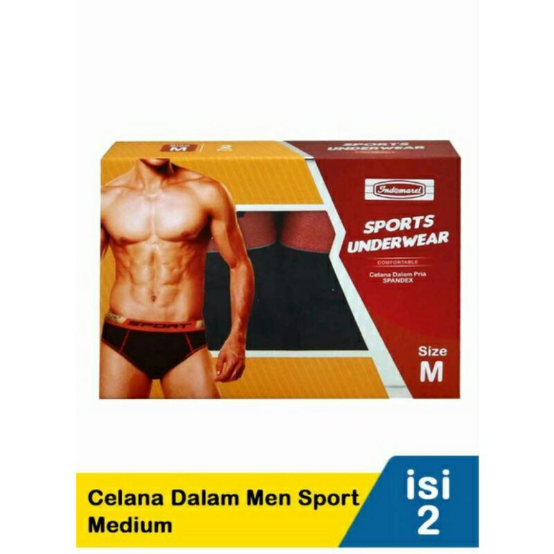 Jual Celana Dalam Pria CD SPORT INDOMARET UNDERWEAR 2pcs Ready COD ...
