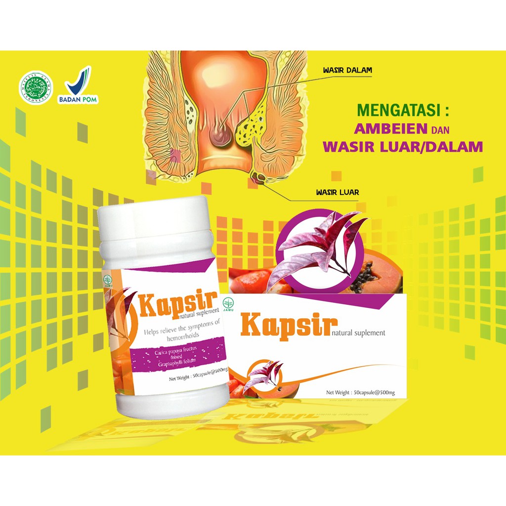 Jual KAPSIR (KAPSUL WASIR) | Shopee Indonesia