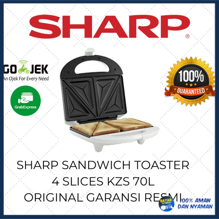 Jual Sharp Toaster Roti KZL 70LW / Pemanggang Roti Bakar Listrik Low
