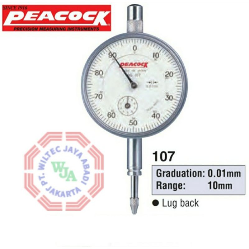 Jual Dial Gauge / Dial Indicator 107 Merek PEACOCK | Shopee Indonesia