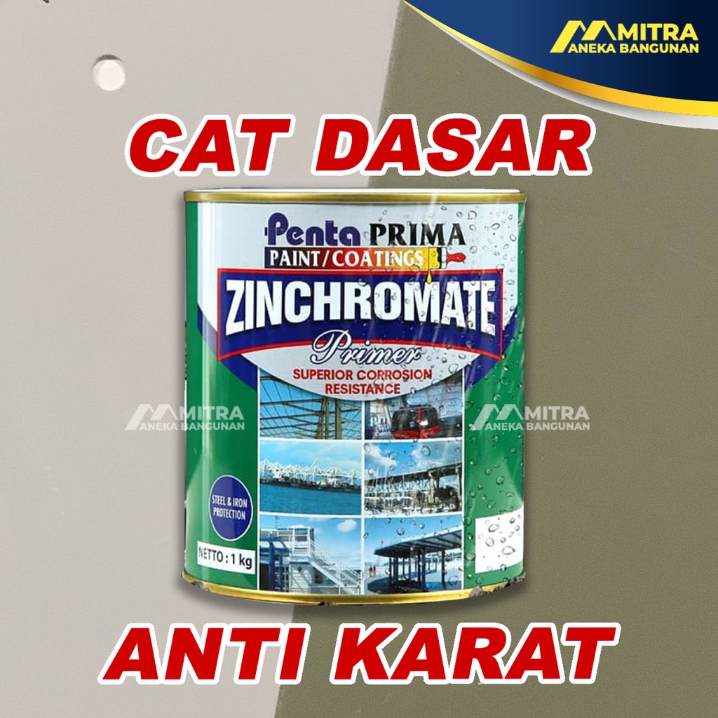 Jual Meni Besi Cat Dasar Besi Baja Anti Karat Zinchromate Penta Prima Epoxy Zinc Chromate 2005