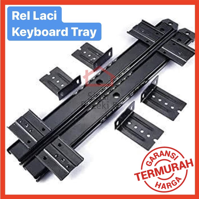 Jual Rel Laci Keyboard Tray / Ball Bearing Keyboard Slide [REL KEYBOARD