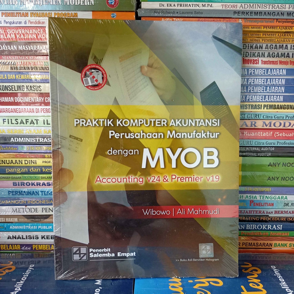 Jual Buku Praktik Komputer Akuntansi Perusahaan Manufaktur Dengan MYOB ...