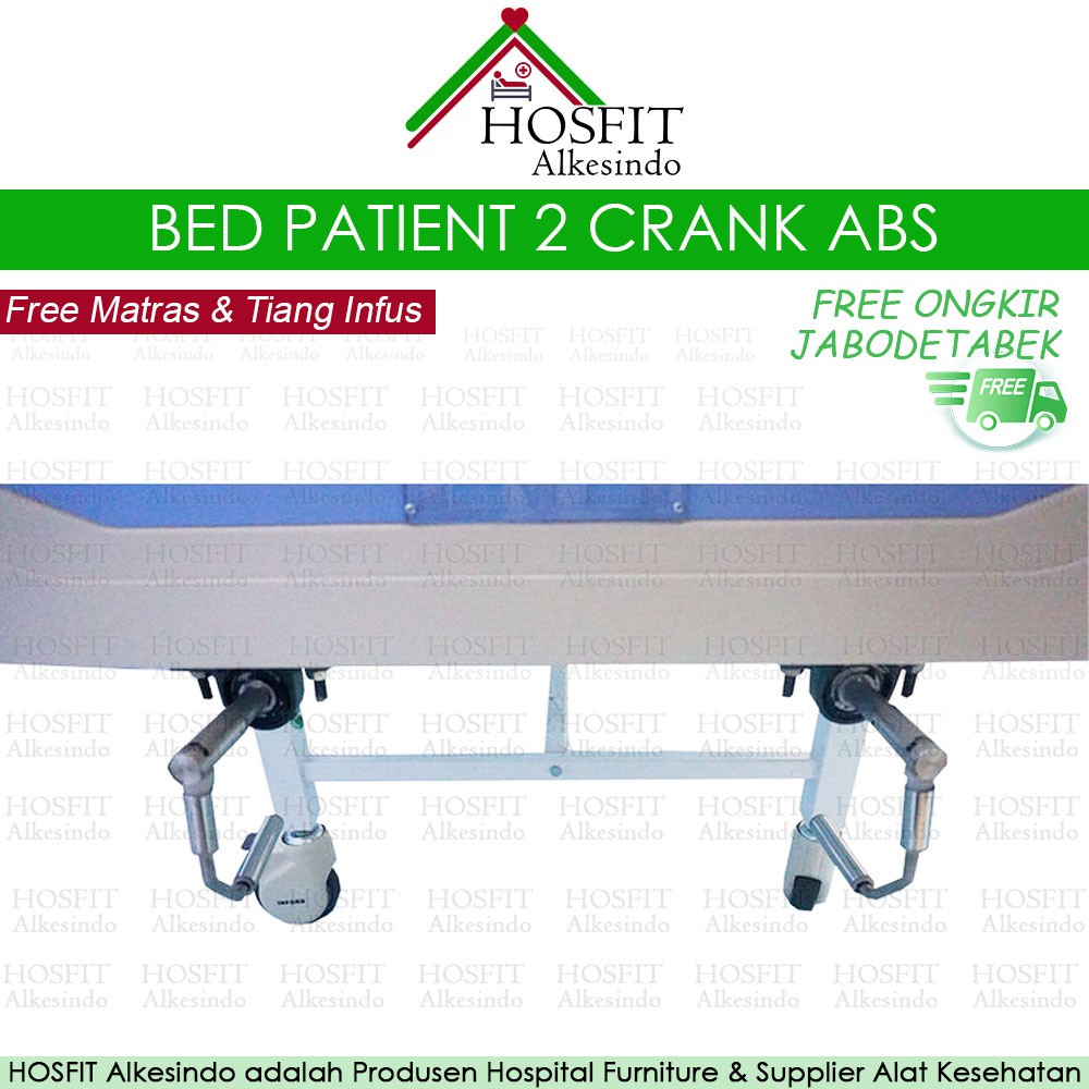 Jual Bed Pasien ABS 2 Crank - Ranjang Pasien ABS 2 Engkol - Tempat ...