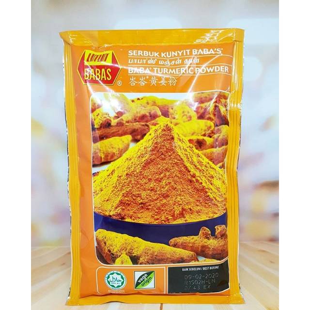 Jual Babas Kunyit Babas Turmeric Powder 125g Shopee Indonesia