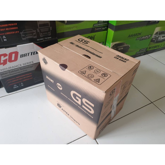 Jual Aki GS ASTRA MF OEM 355LN2 / LN2 | 12V - 60Ah | Shopee Indonesia