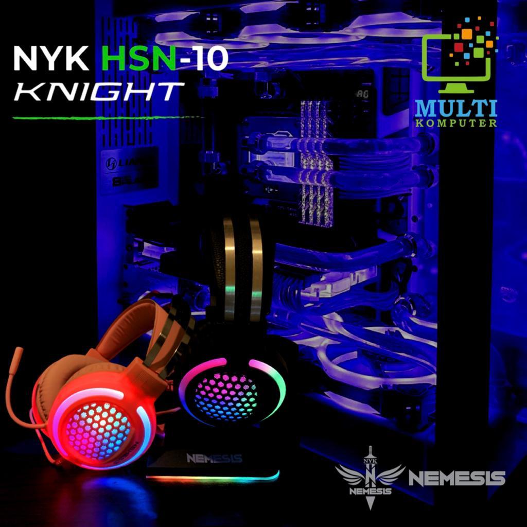 Jual Headset Gaming NYK Nemesis Knight HS-N10 RGB | Shopee Indonesia