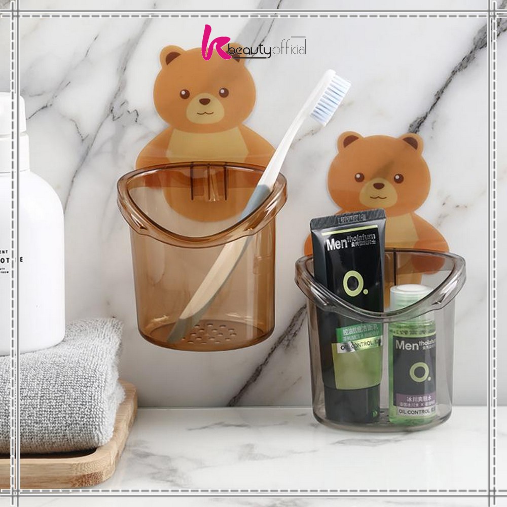 Jual KB-C452 Rak Tempel Tempat Sikat Gigi Bear Rak Serbaguna Kamar ...