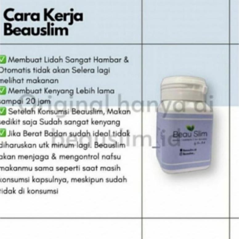 Jual BEAUSLIM [BPOM ON PROCESS] POPULER Shopee Indonesia