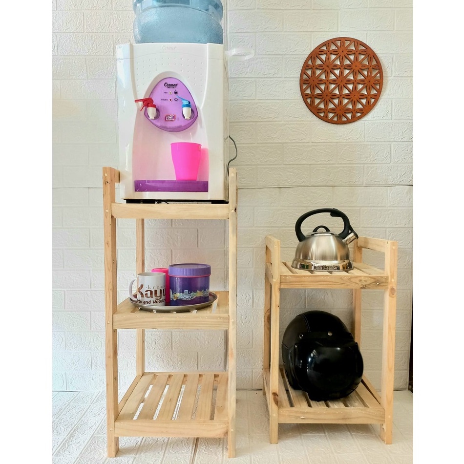 Jual Kreasikayukuu Rak Rice Cooker Dan Dispenser Rak Bunga | Rak Susun ...
