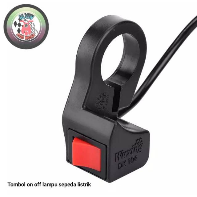 Jual Tombol on off lampu sepeda listrik dan skuter listrik saklar ...