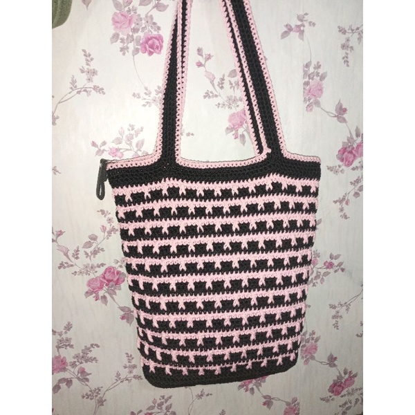 Jual Tote Bag Rajut | Shopee Indonesia
