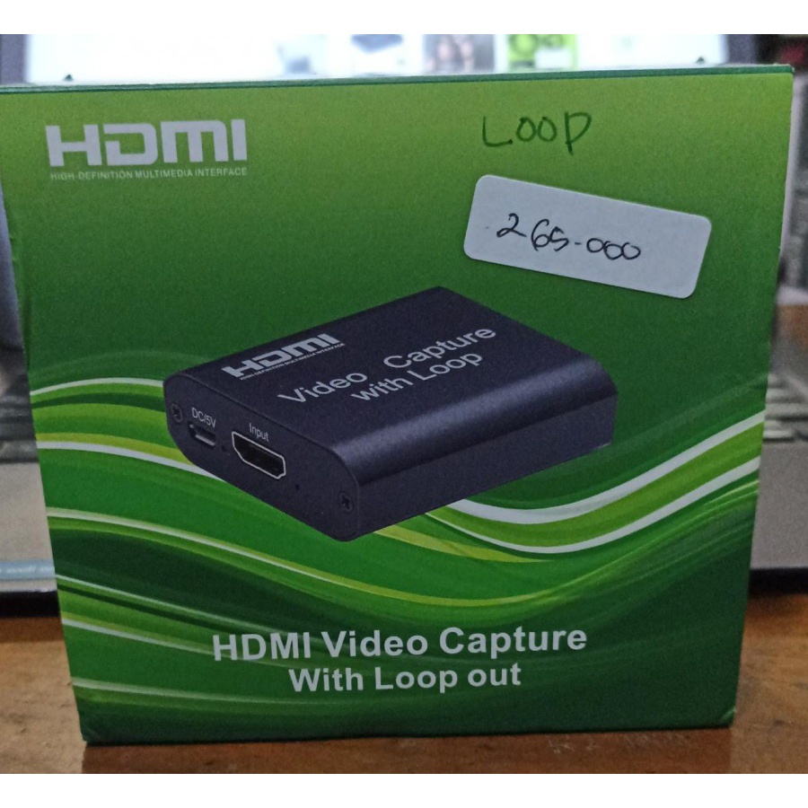 Jual Hdmi capture video with loop audio full hd 1080p USB 2.0 Shopee