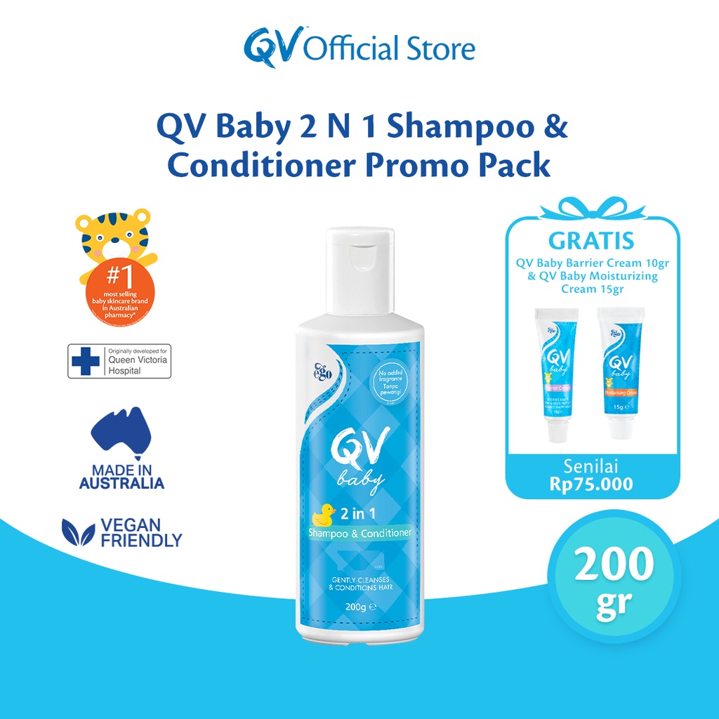 Qv baby 2 in 1 shampoo hot sale & conditioner