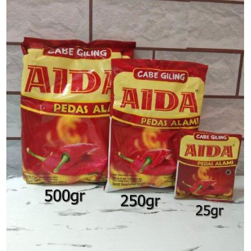 Jual Cabe Bubuk Merk Aida Kemasan Gr Shopee Indonesia