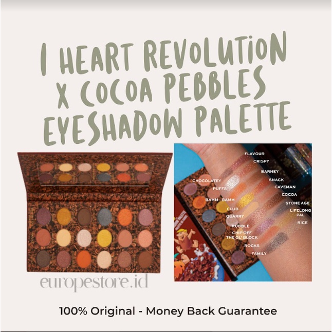 Jual READY STOCK I Heart Revolution x Cocoa Pebbles Eyeshadow Palette