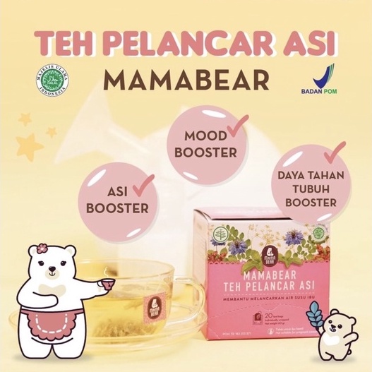 Jual Mamabear Mama Bear Teh Pelancar Asi Asi Booster Booster Asi