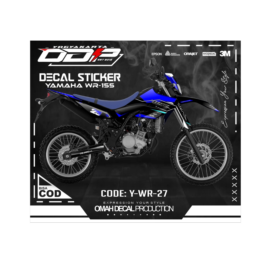 Jual DECAL STICKER WR 155 FULL BODY STIKER DECAL KEKINIAN DECAL KEREN ...