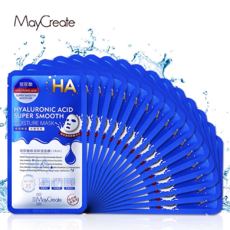 Jual MAYCREATE Masker Wajah Asam Hyaluronic | Shopee Indonesia