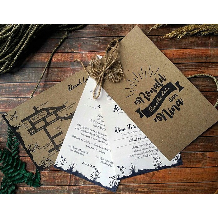 Jual Undangan Pernikahan Rustic | Shopee Indonesia
