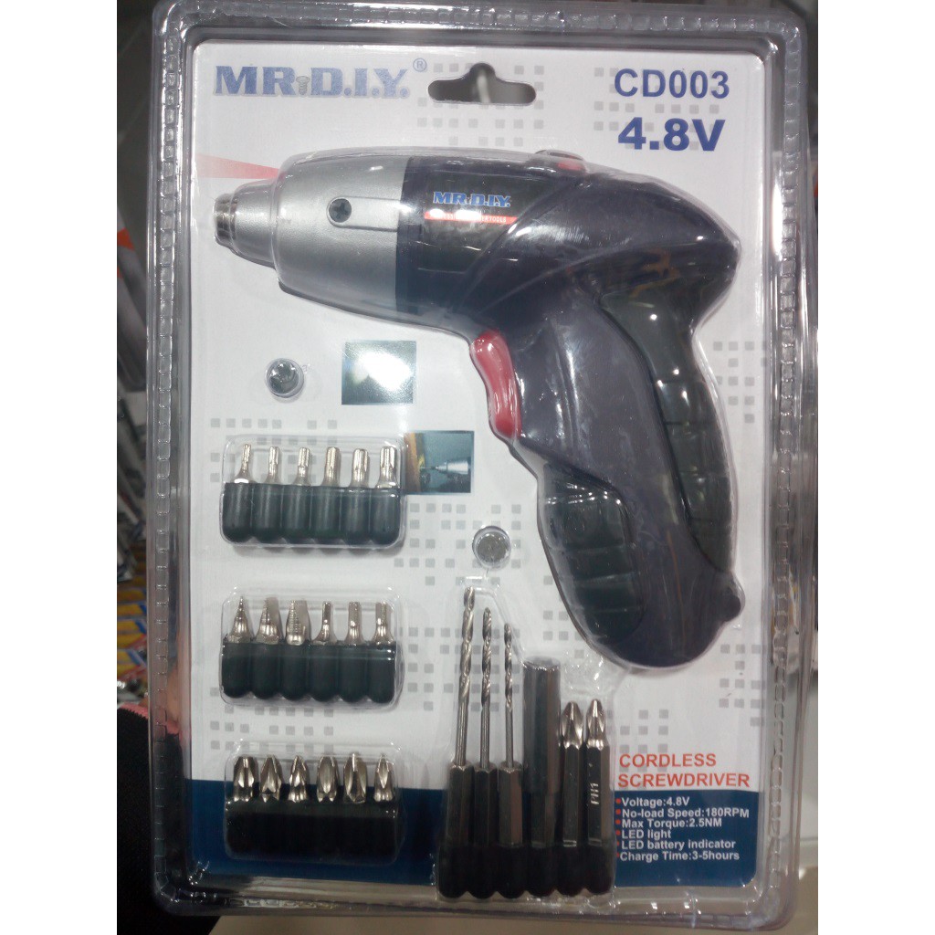 Electric screwdriver on sale mr diy