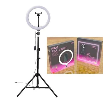 PAKET TRIPOD Ringlight LED 3 Warna Ukuran 26cm Bonus Holder U