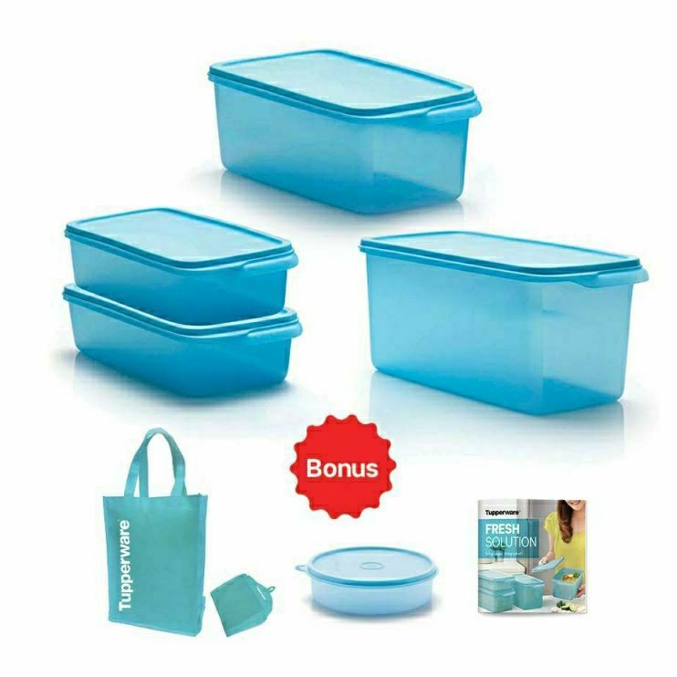 Jual Tupperware 6pcs Freshia Collection Set Toples | Shopee Indonesia