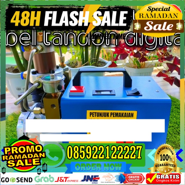 Jual {riskastore} kompresor PCP dobel tandon auto stop Limited Shopee