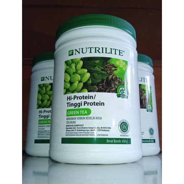 Jual NUTRILITE HI PROTEIN GREEN TEA FLAVOUR Shopee Indonesia