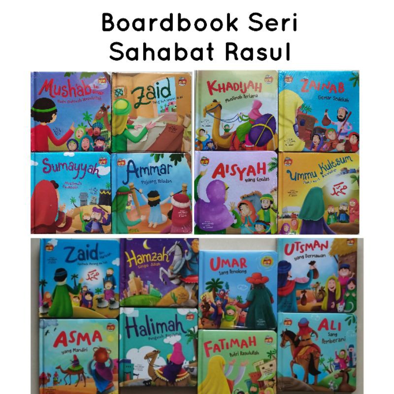 Jual Boardbook Seri Sahabat Rasul Hamzah Singa Allah Ali Sang Pemberani Utsman Yang Dermawan