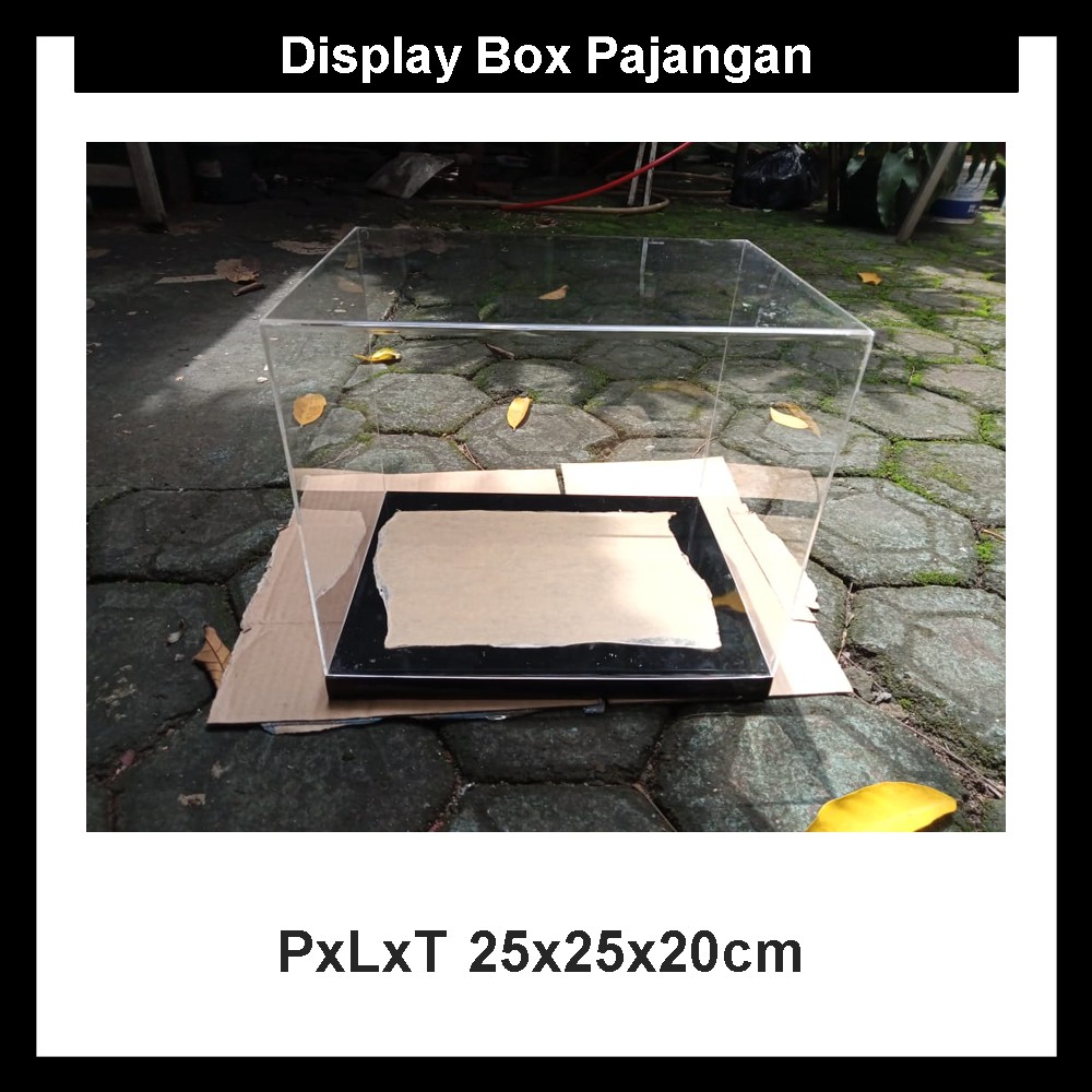 Jual Display Box Akrilik Custom PxLxT 25x25x20cm | Shopee Indonesia