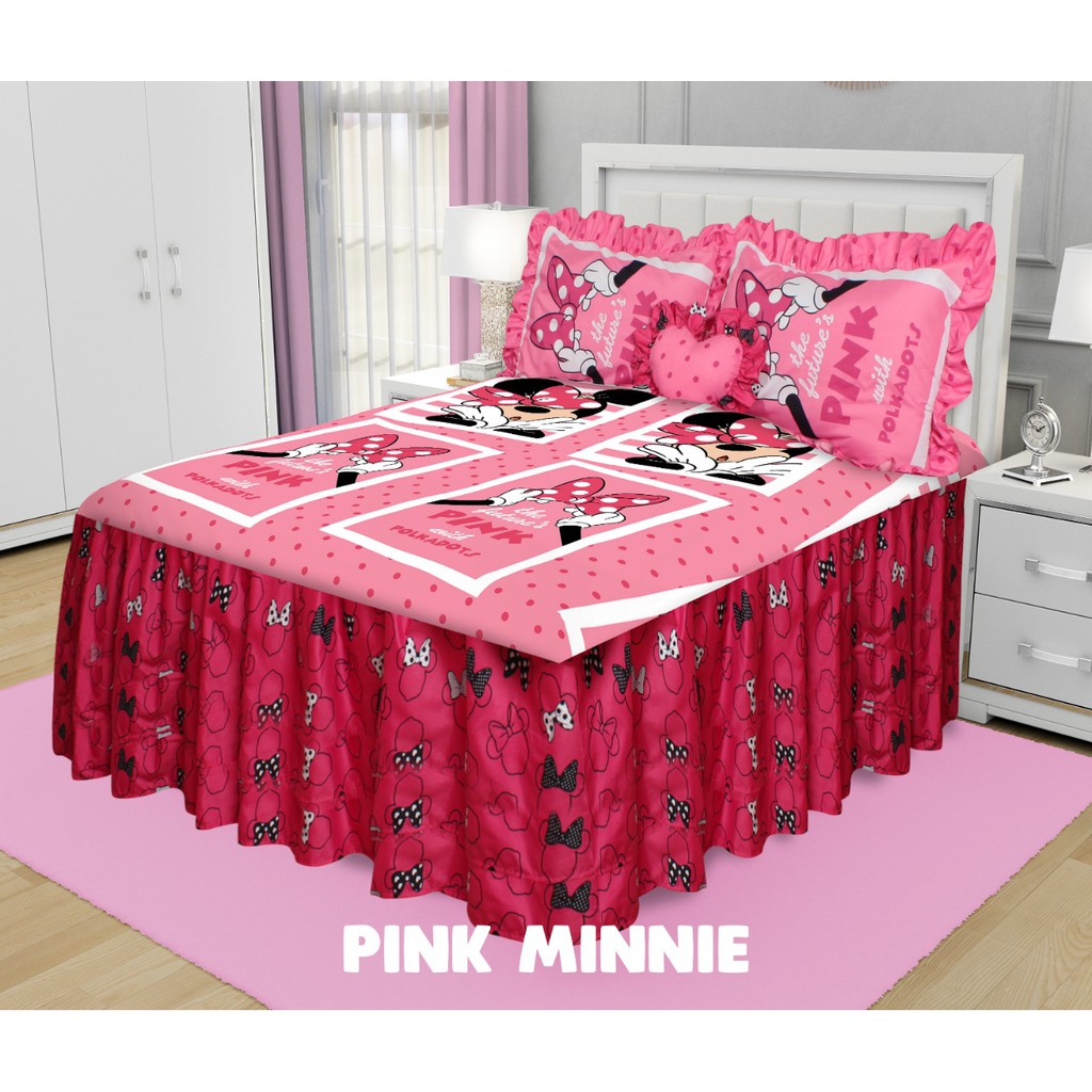 Jual CALIFORNIA - Sprei RUMBAI King (180x200) Terlaris Motif Pink ...