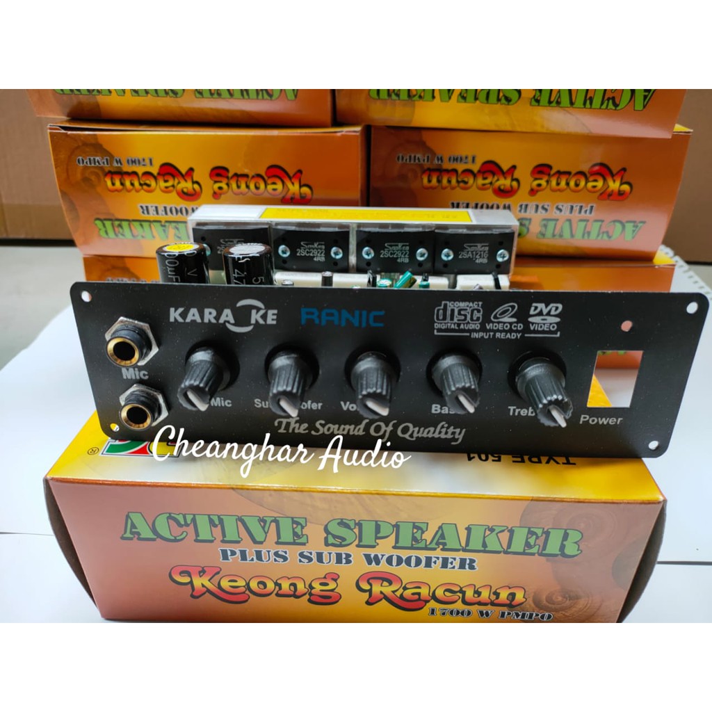Jual Kit aktif speaker subwoofer mic karaoke keong racun | Shopee Indonesia