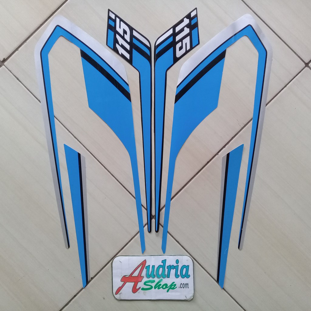 Jual Sticker Striping Motor Yamaha Rx 115 Spesial 1992 Biru | Shopee ...