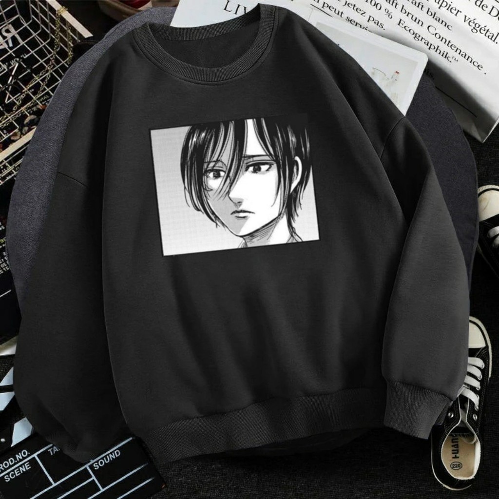 Jual SWEATER ANIME MIKASA - OUTWEAR UNISEX TEBAL TERBARU | Shopee Indonesia