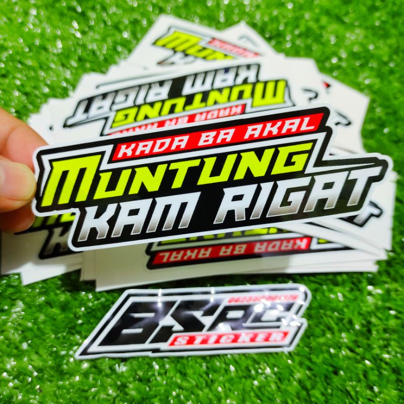 Jual stiker muntung kam rigat | Shopee Indonesia