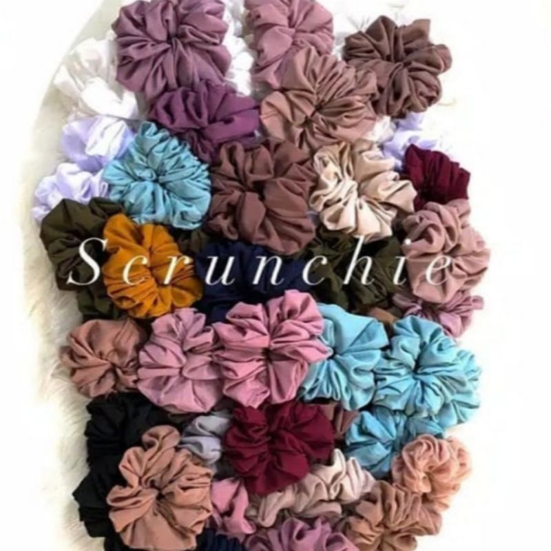 Jual Scrunchie Hijab Anti Pusing Ikat Rambut Atau Cepol Hijab Shopee Indonesia 