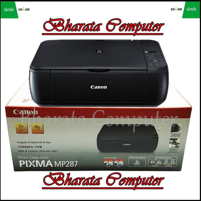 Jual Printer Canon Pixma Mp287 All In One Print Scan Copy Resmi Hitam Shopee Indonesia 1851