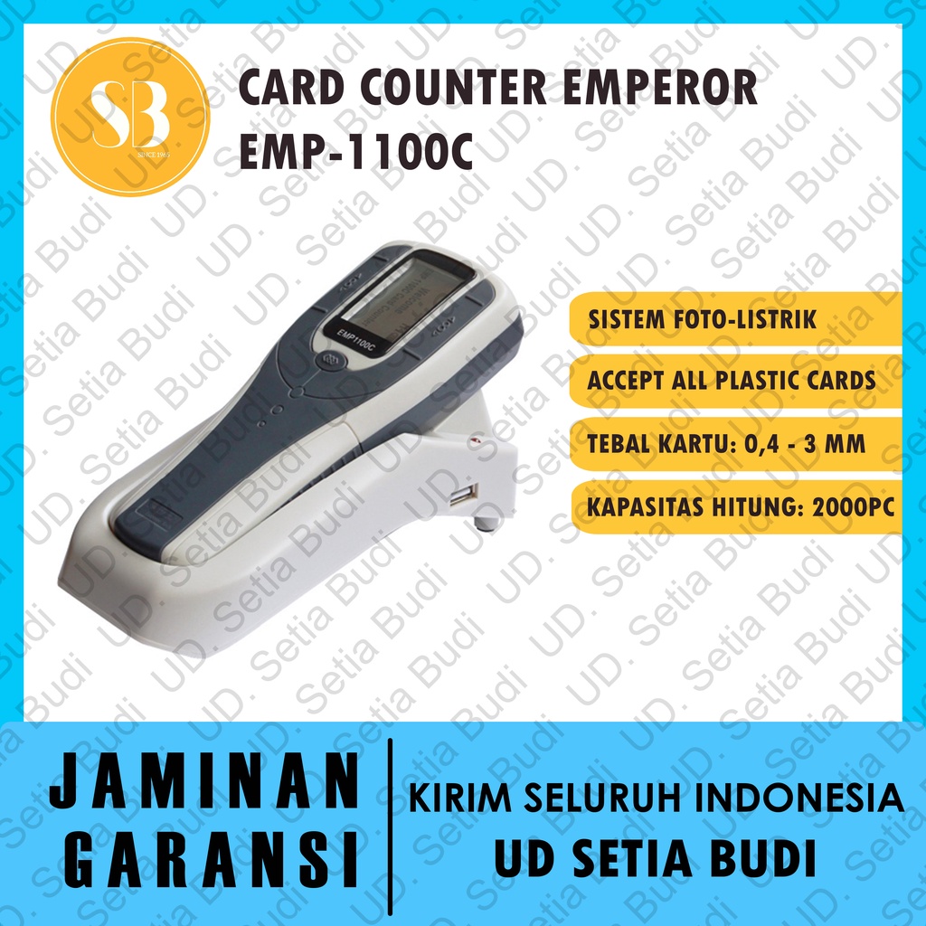 Jual Portable Card Counter EMPEROR EMP-1100C Mesin Hitung Kartu 1100 C ...