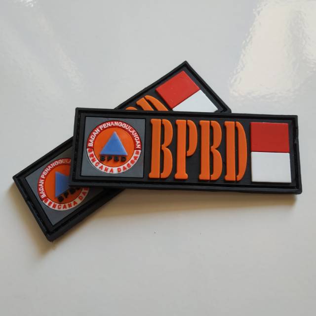 Jual Patch rubber BPBD(BADAN PENANGGULANGAN BENCANA)/BNPB/TIMSAR/RESCUE ...