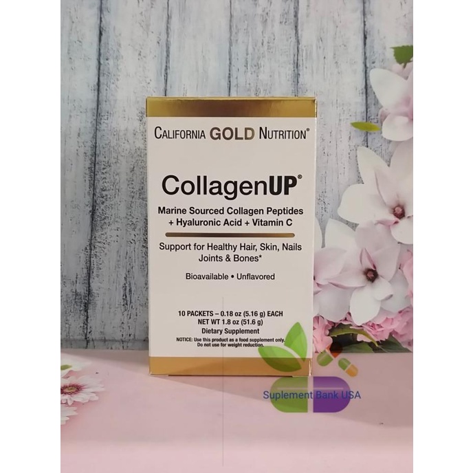 Jual CALIFORNIA GOLD COLLAGEN UP COLLAGEN PEPTIDAS VITAMIN C 10 PACKET ...